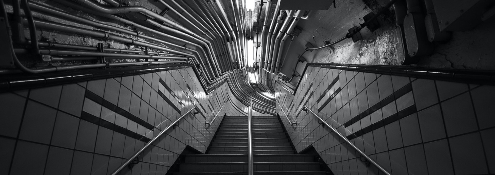 Underground passage lighting